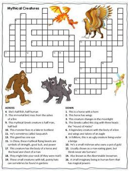 MYTHICAL MONSTER Crossword Clue